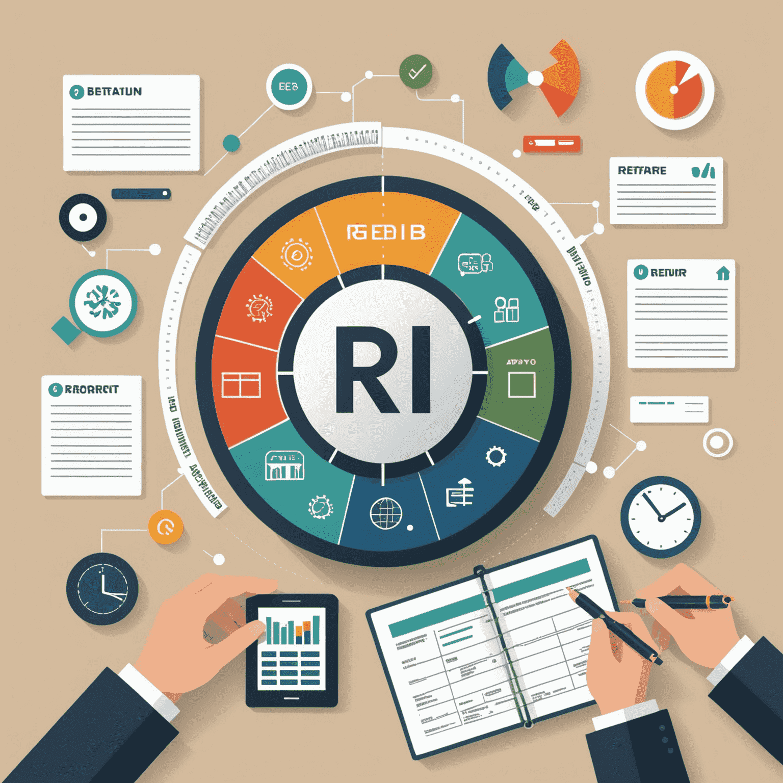 An image representing the concept of measuring the return on investment (ROI) of an ERP implementation to ensure the business is reaping the full benefits of the system.